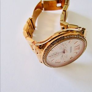 Fósil golden Rose watch woman